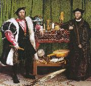 Double Portrait of Jean de Dinteville and Georges de Selve Hans holbein the younger